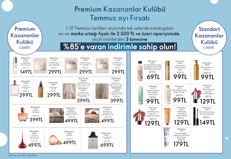 Oriflame Kazananlar Kulübü